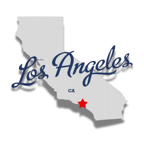 Los Ageles map